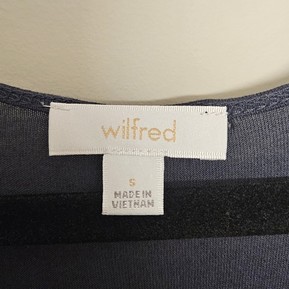 Wilfred Blue Sheer Tank Top Size Small - Picture 3 of 3